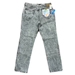 Lee Vintage 90s Lee Frosted Riders Jeans NOS Deadstock 34x32 Acid Wash USA